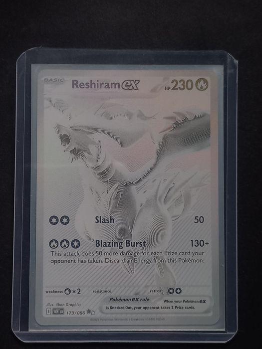 Carta Pokemon Reshiram EX
