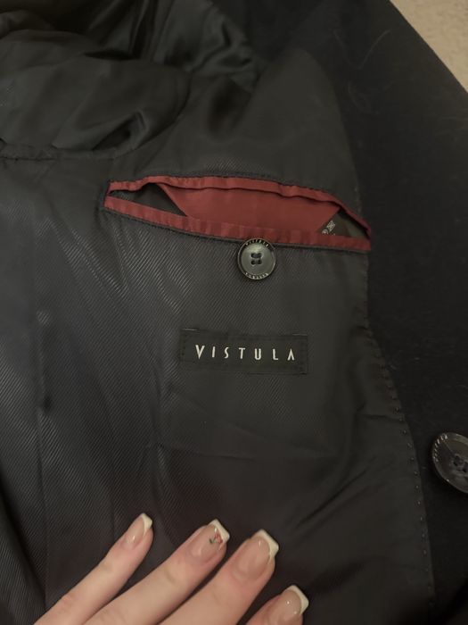 Męski płaszcz wełniany Vistula