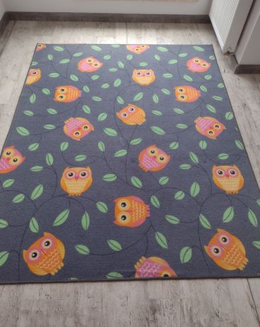 Wykładzina dywanowa sówki 160x200