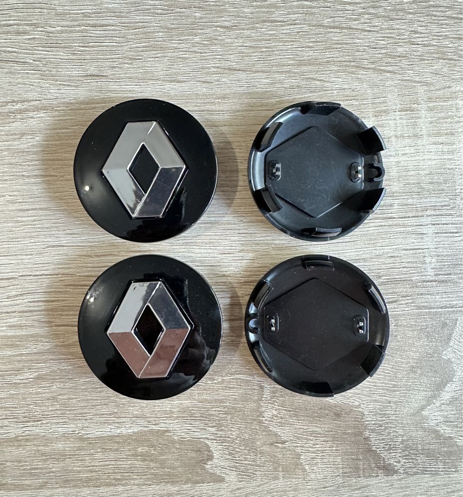 Conjunto 4 Centros Jantes Renault 54mm 56mm 57mm 60mm 65mm 68mm