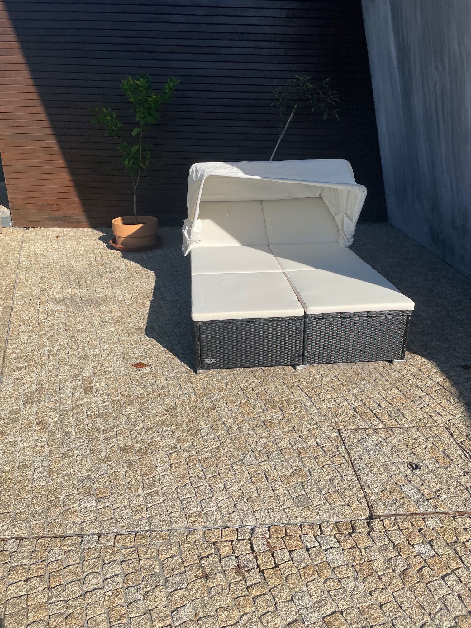 Cama de jardim 2 lugares
