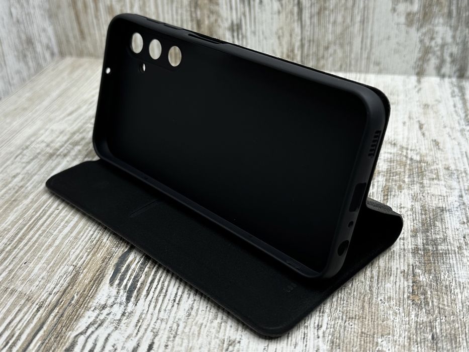 Чехол книжка Leather Fibra на Samsung A24/ A34/ A54 На магните. Чохол