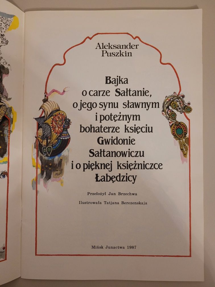 Aleksander Puszkin Bajka o carze Sałtanie