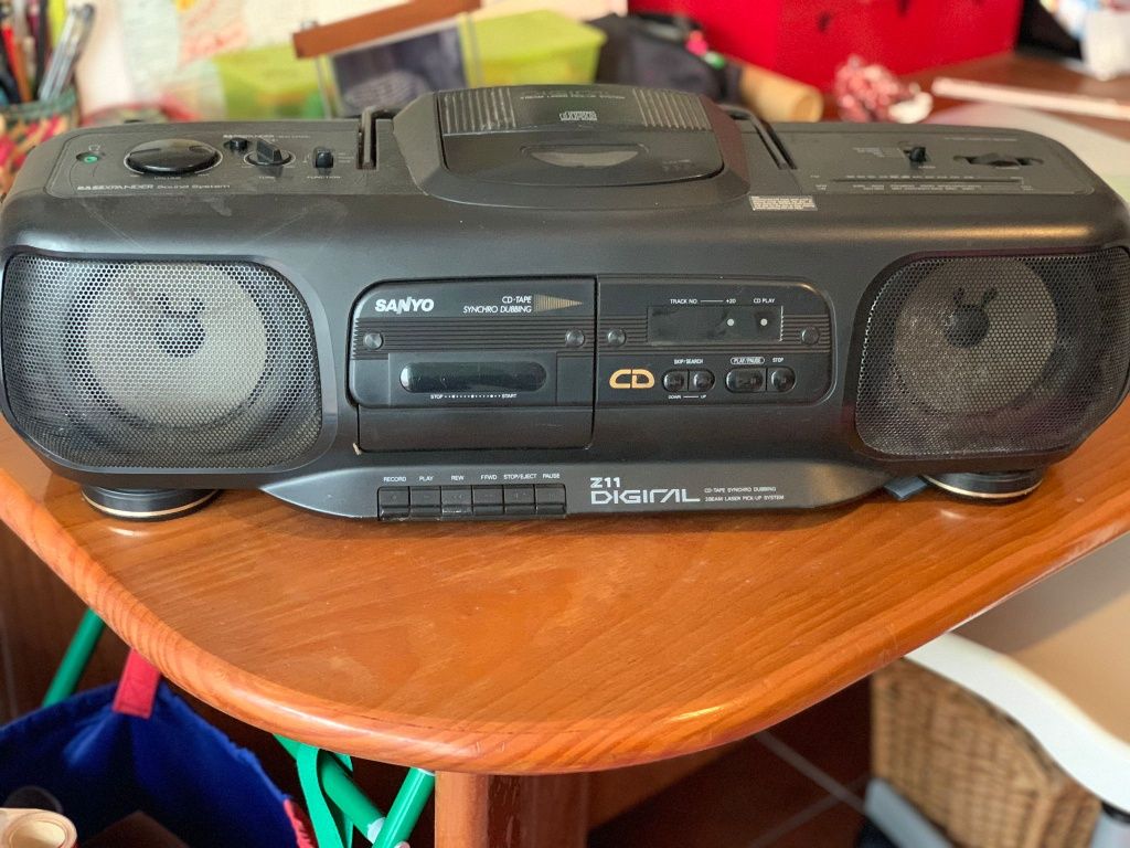 Radio gravador r com leitor de cd