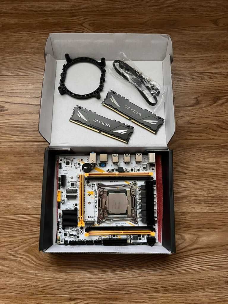 Комплект ігровий QIYIDA X99 + Xeon E5-2670v3 + 16 ГБ ОЗУ | Комп’ютер