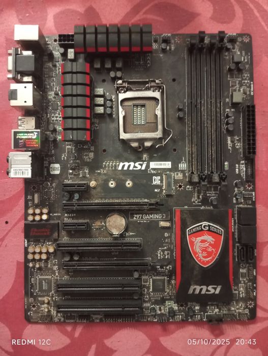 Placa-Mãe MSI Z97 GAMING 3 – Nova (sem caixa)