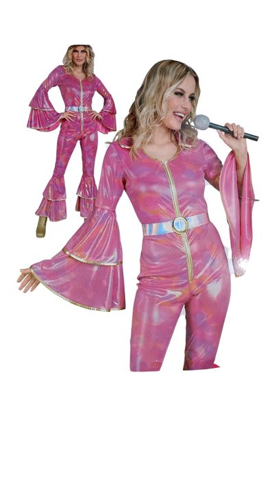Strój gwiazda pop lata 70