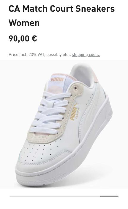 Sapatilhas Puma Brancas