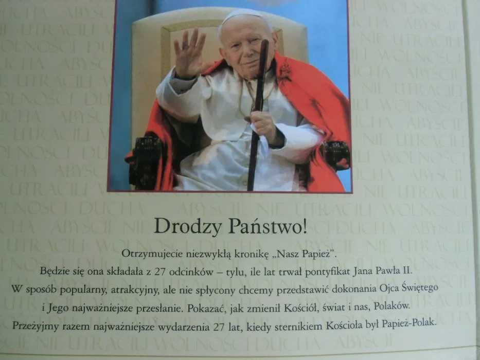 Nasz Papież Jan Paweł II - Kronika Pontyfikatu Segregator z zeszytami