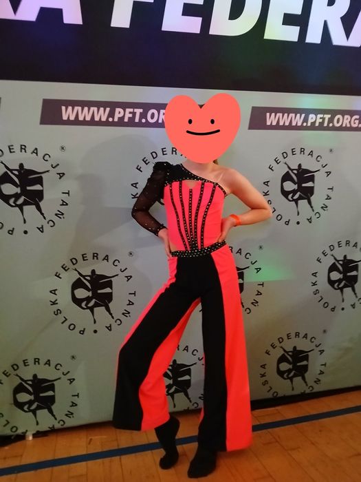 Strój do tańca jazz ok 140cm