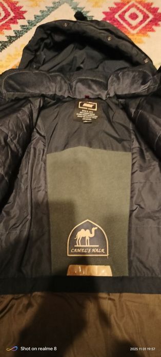 Дуже гарна темно-синя чоловіча зимова куртка, 56р.