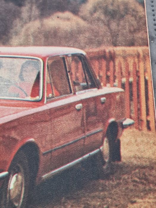 Oryginalny plakat reklama Polski Fiat 125p Pol-Mot 1975