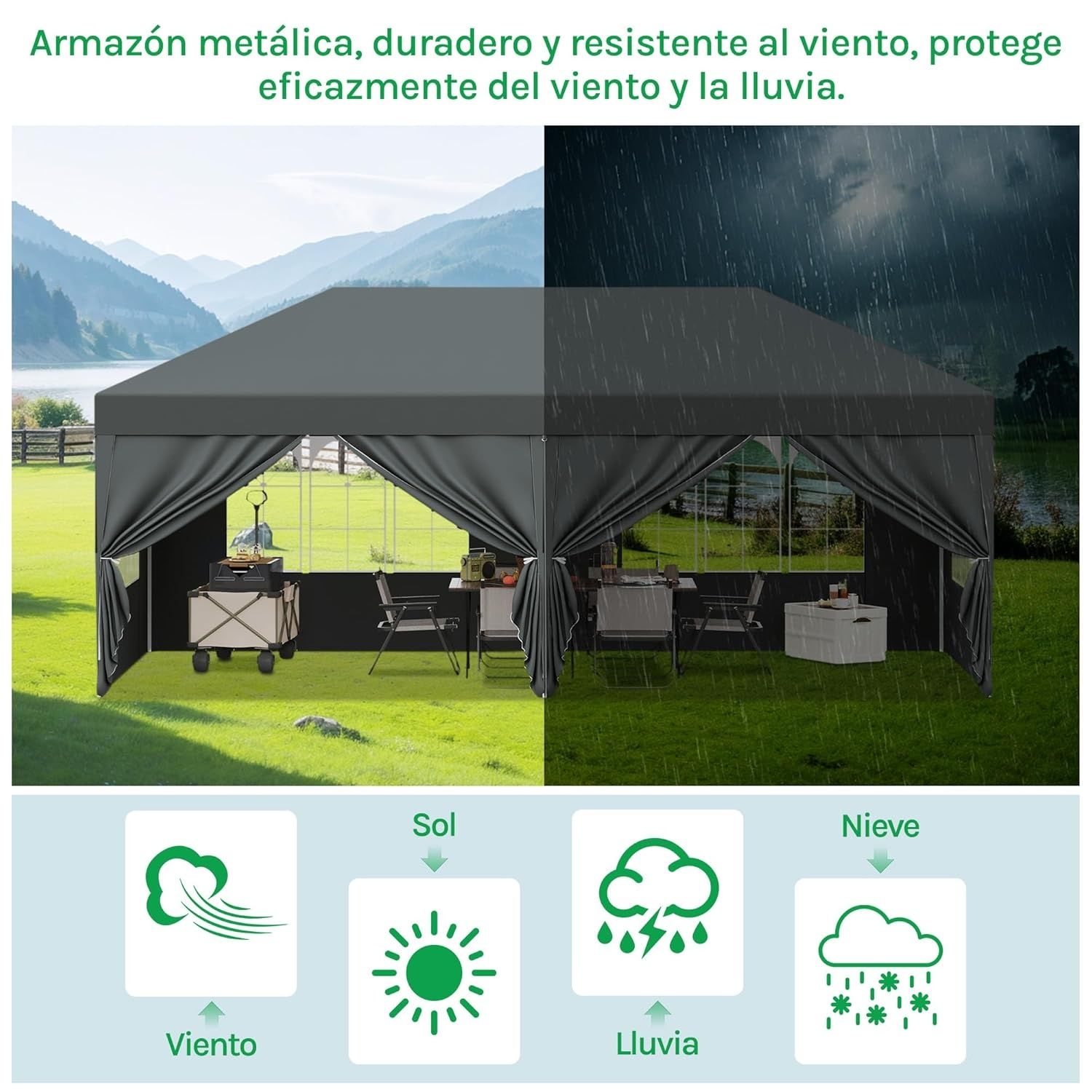 Vendo tenda paddock 3x6 com laterais