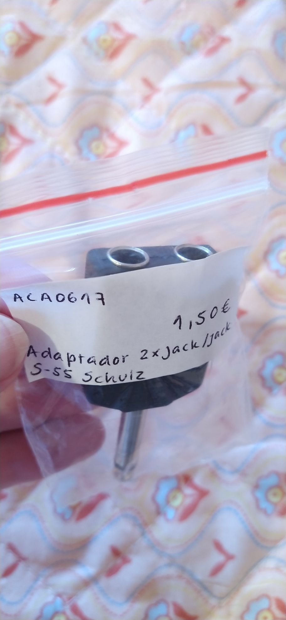 Fichas e adaptadores Novo