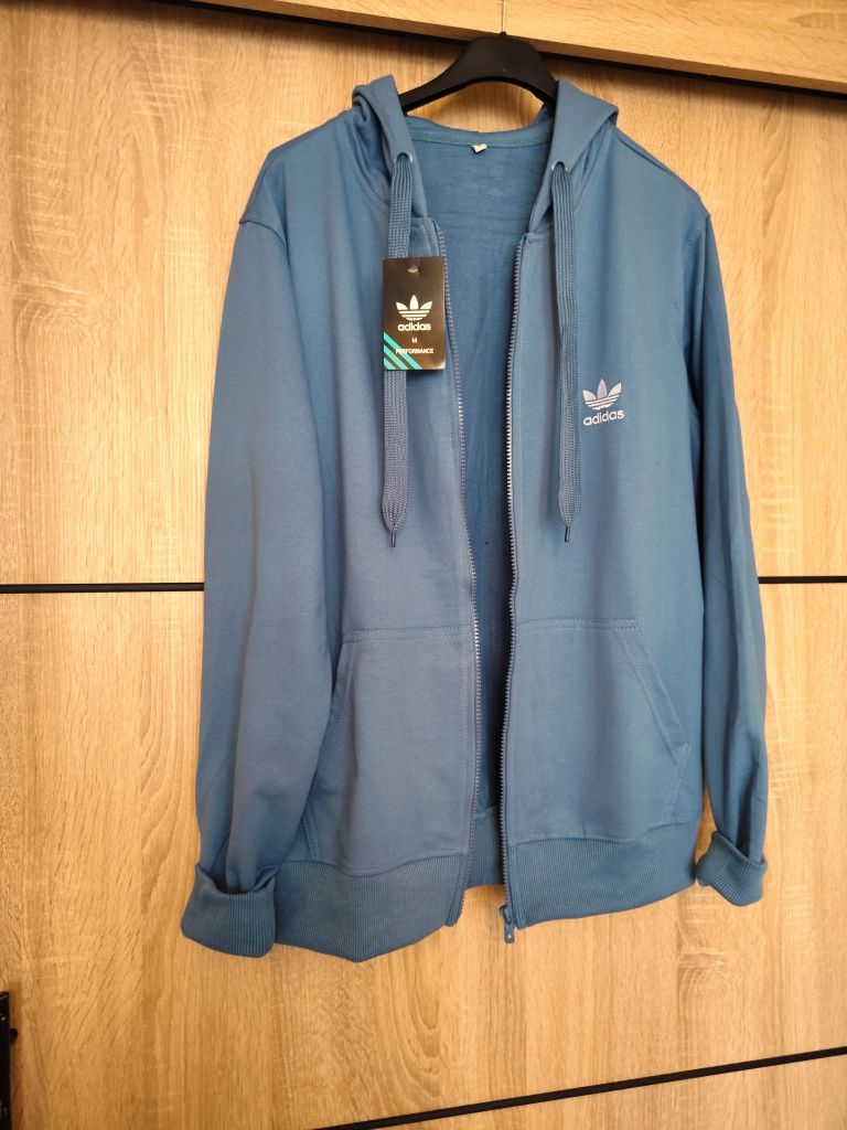 Bluza kaptur suwak kieszeń kangurka adidas