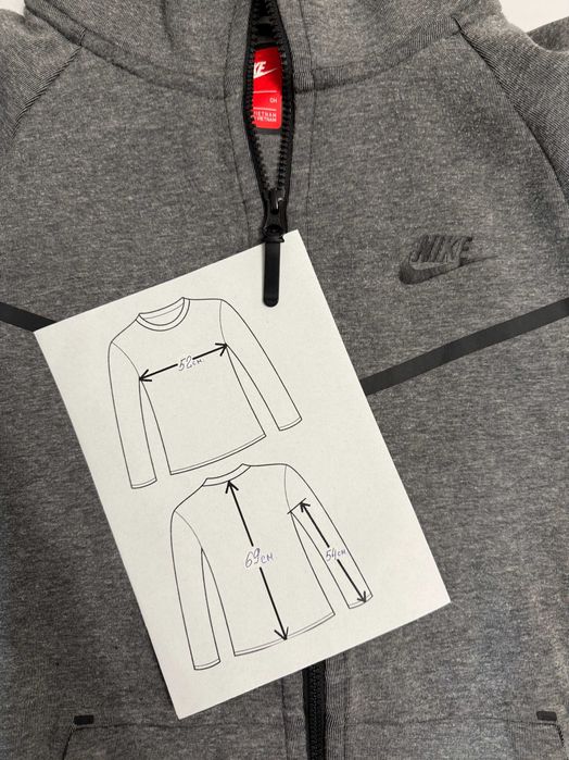 Зіп худі, толстовка, тач фліс Nike Tech Fleece Hoodie (оригінал)