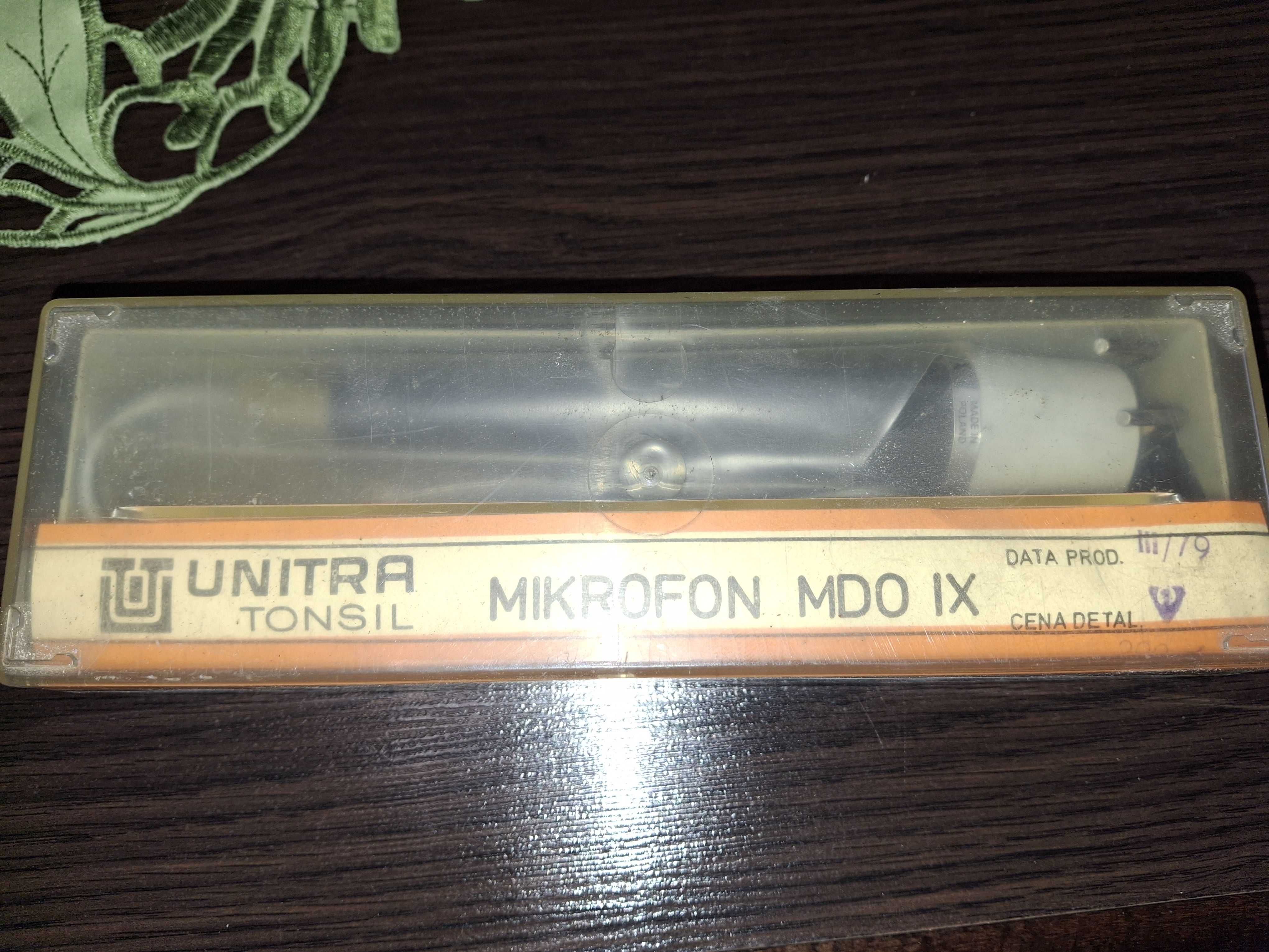 Mikrofon Unitra Tonsil MDO IX rok prod. 1979