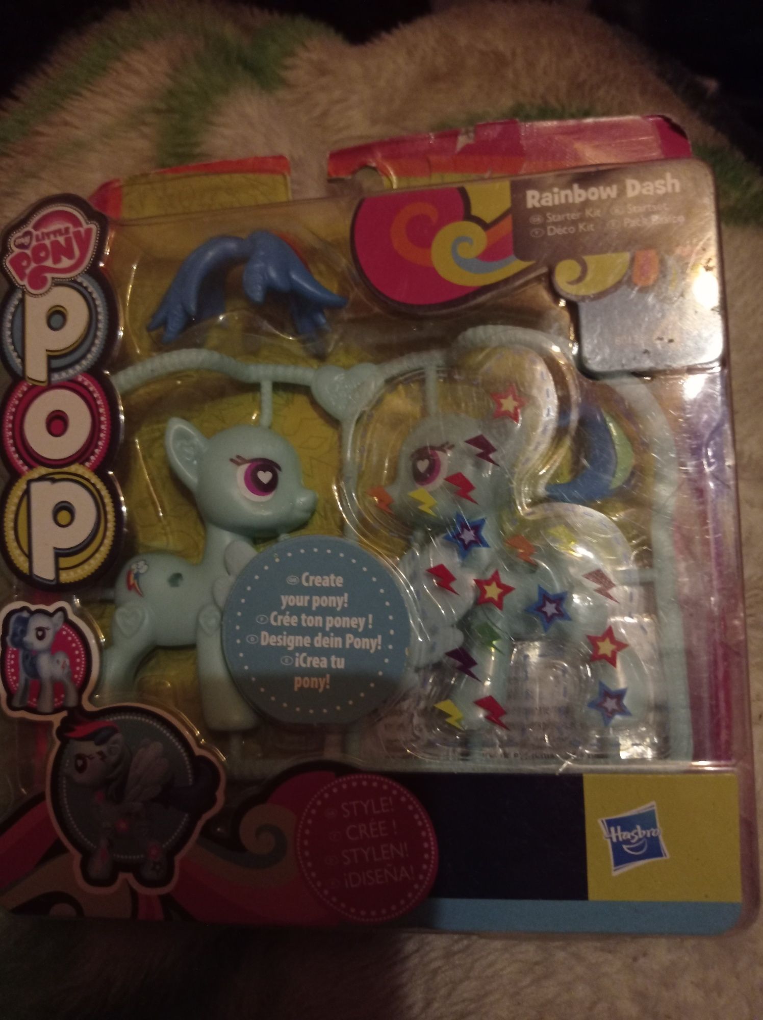 Pony pop błękit kucyk pony nowy Hasbro rainbow dash