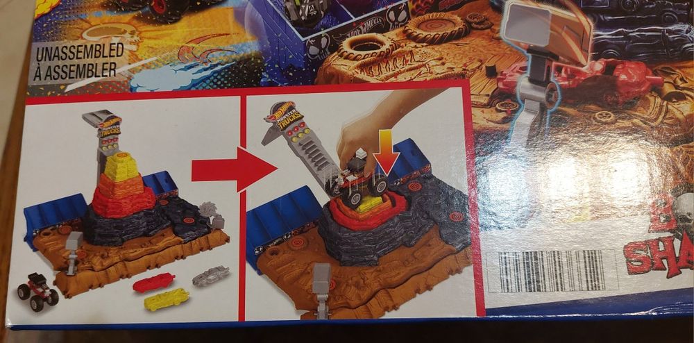 Hotwheels Monster Trucks arena smashers bone shaker. Está novo, ainda