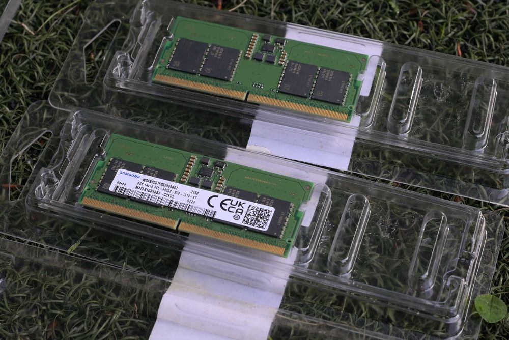 Kości ram Samsung 16GB 2x 8GB DDR5 4800MHz z lapka Asus Rog Strix g533
