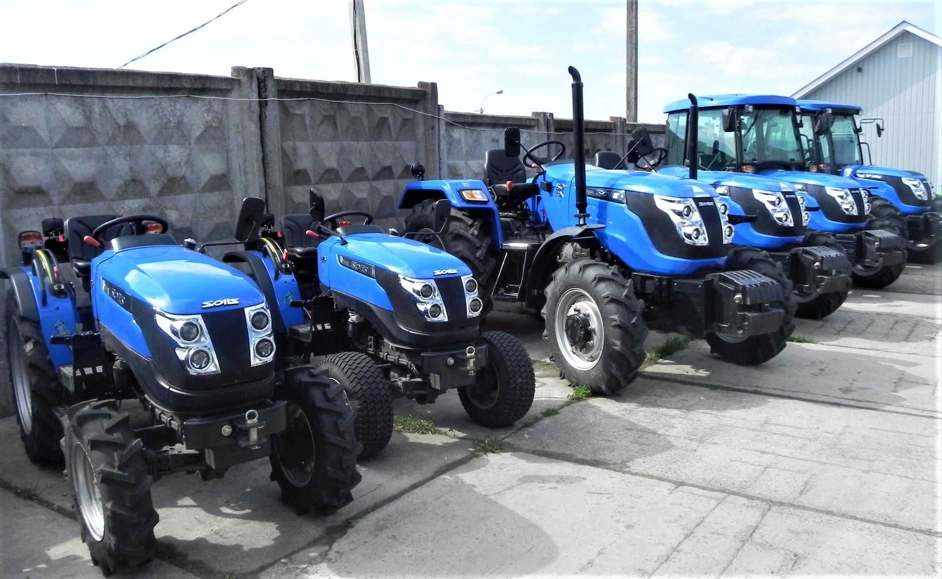 Трактор Соліс 50 Solis, 50к.с. від компанії YANMAR, також є з кабіною.