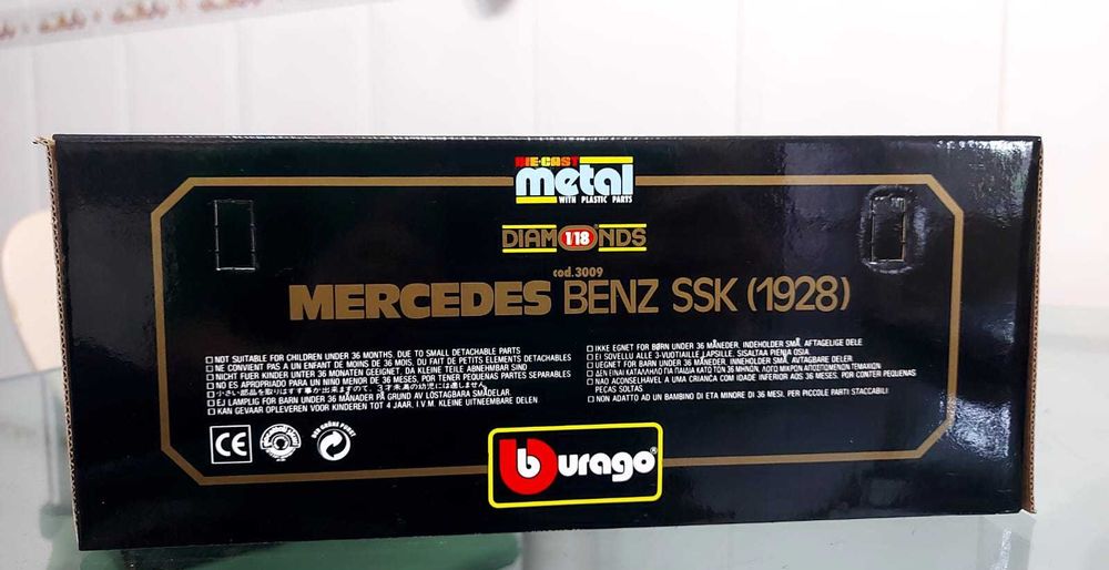 Burago Mercedes SSK 1928 1/18