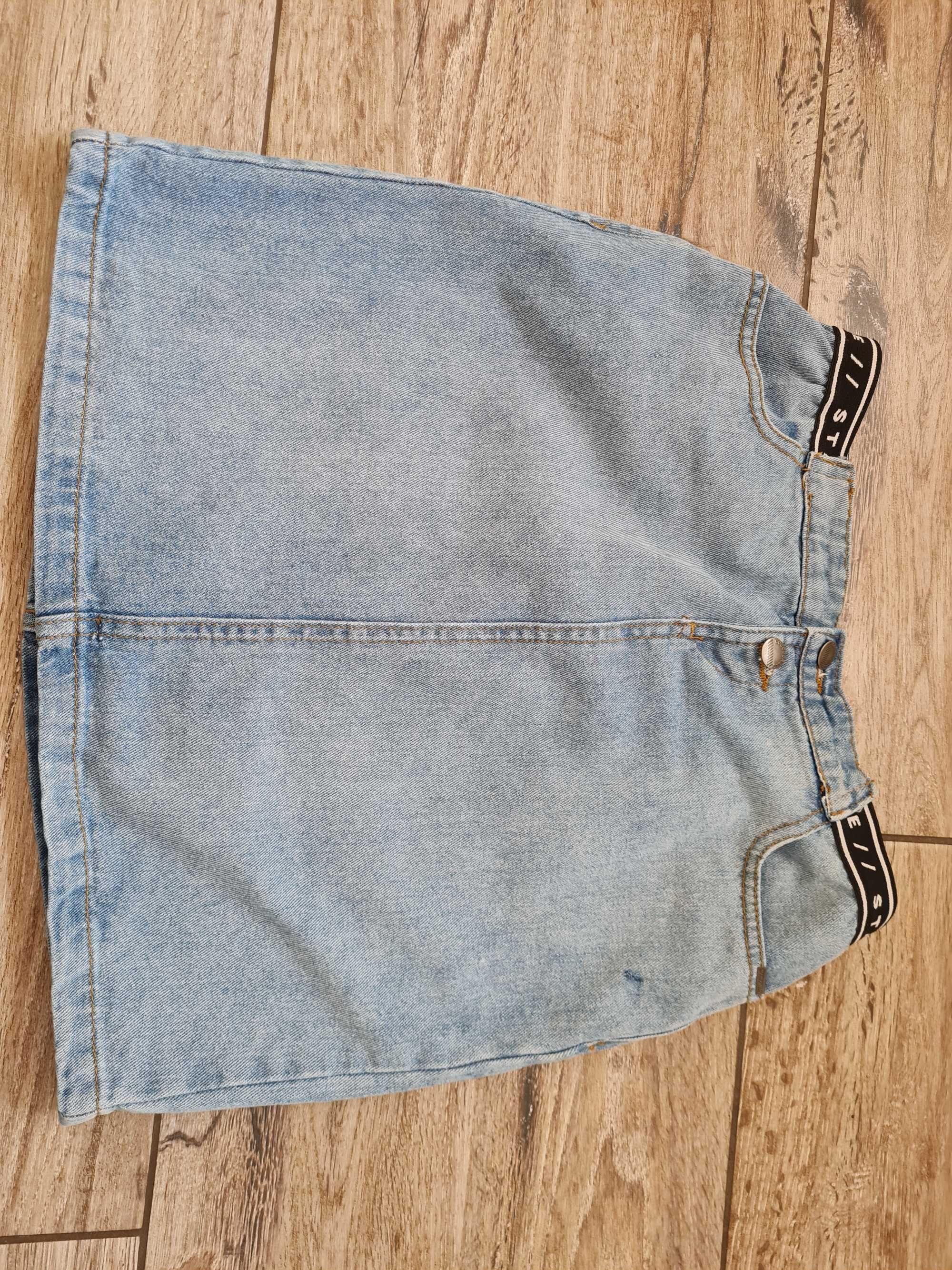Spódniczka jeansowa dla dziewczynki 164