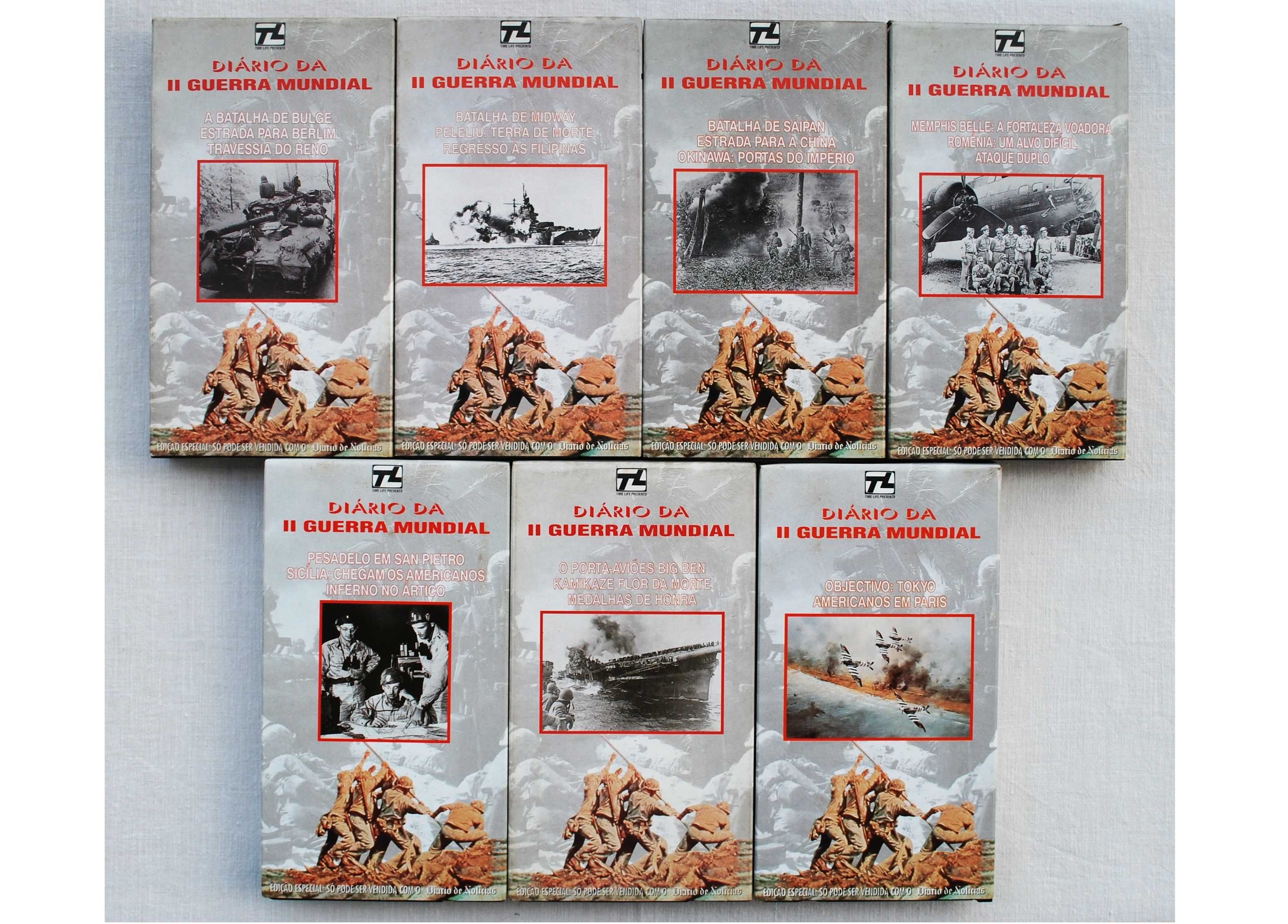Diário da II Guerra Mundial – 7 cassetes VHS
