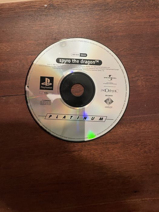 Jogo Spyro The Dragon PlayStation 1