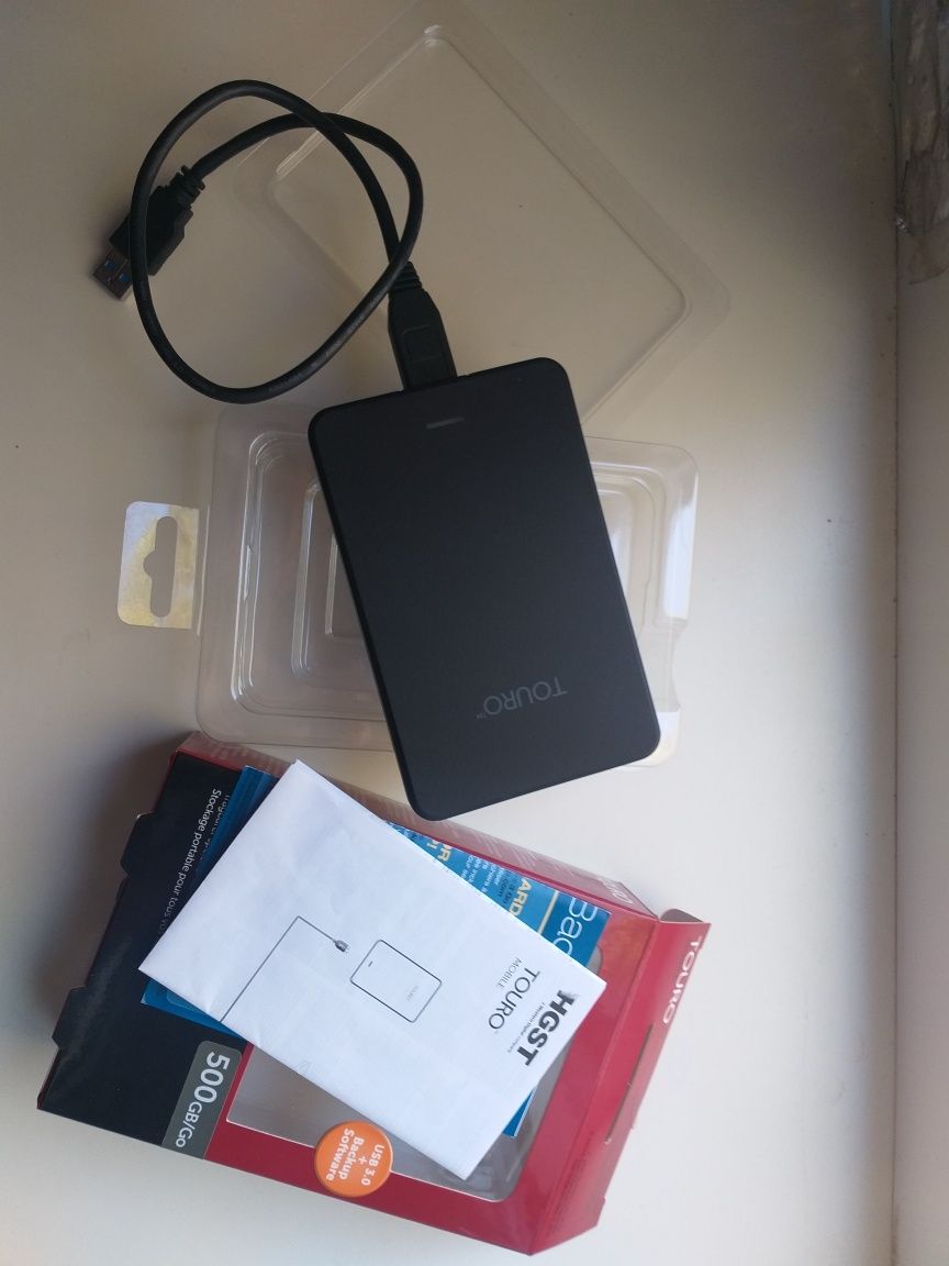 Жесткий диск Hitachi (HGST) Touro Mobile 500GB USB 3.0 External Black.