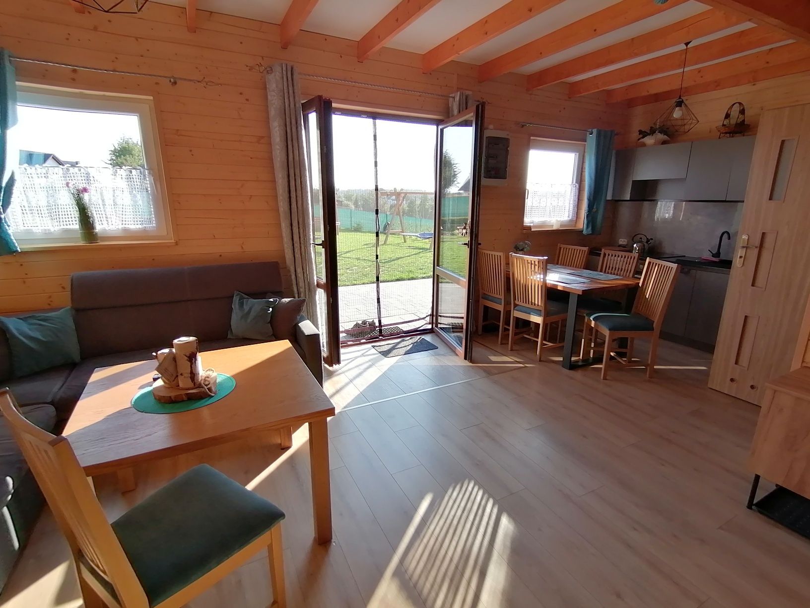 Wolny weekend domek kaszuby jacuzzi, balia, sauna beczka gorąca