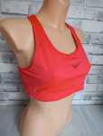 L Nike PRO krótki top sportowy stanik do biegania na siłownię  neonowy