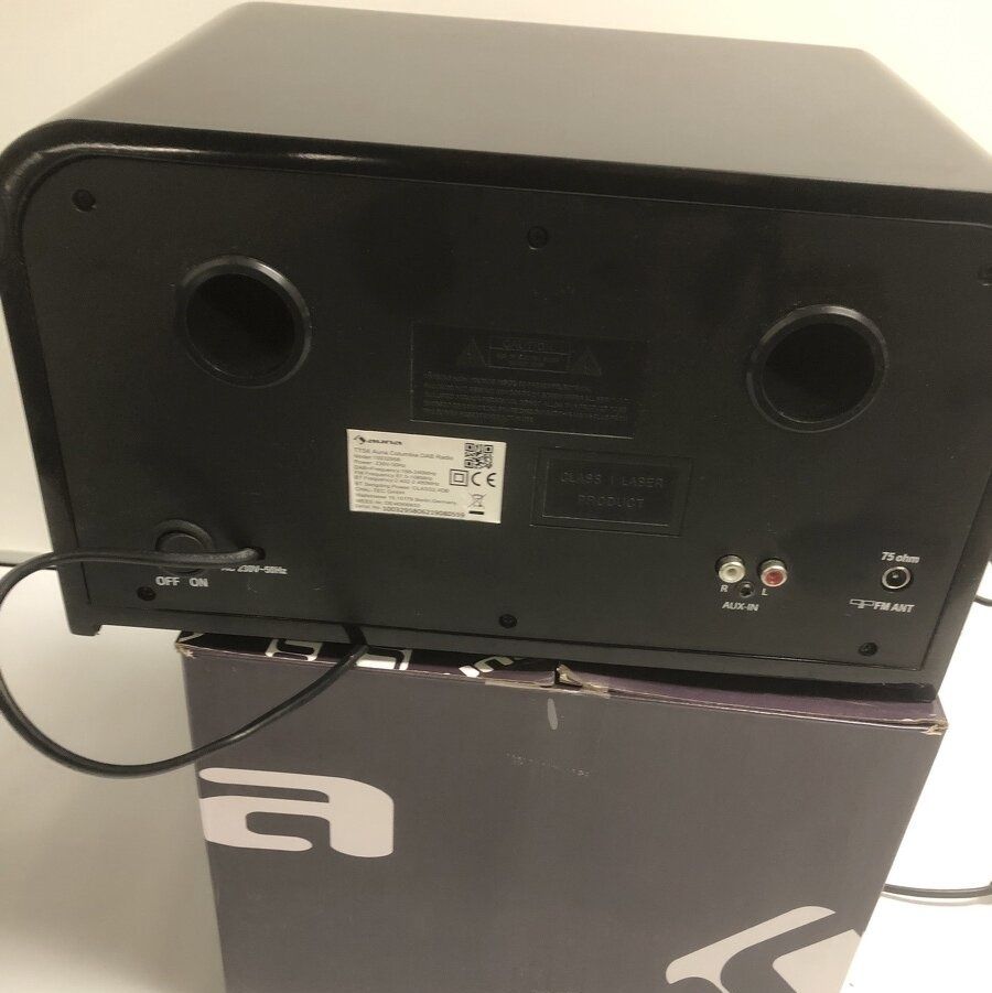 Wieża Retro Auna Columbia Cyfrowe Radio DAB Analogowe CD Bluetooth AUX