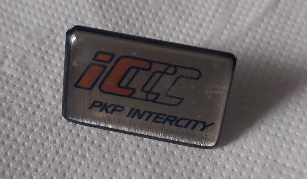 Pins kolekcjonerski pkp intercity