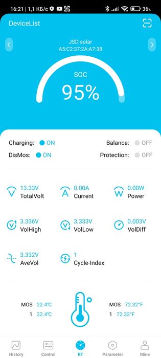 LIFEPO4  акамулятор jcdsolar 12.8v 100 A/h