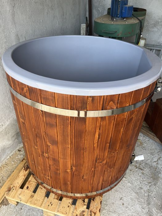 Beczka do schładzania + schody