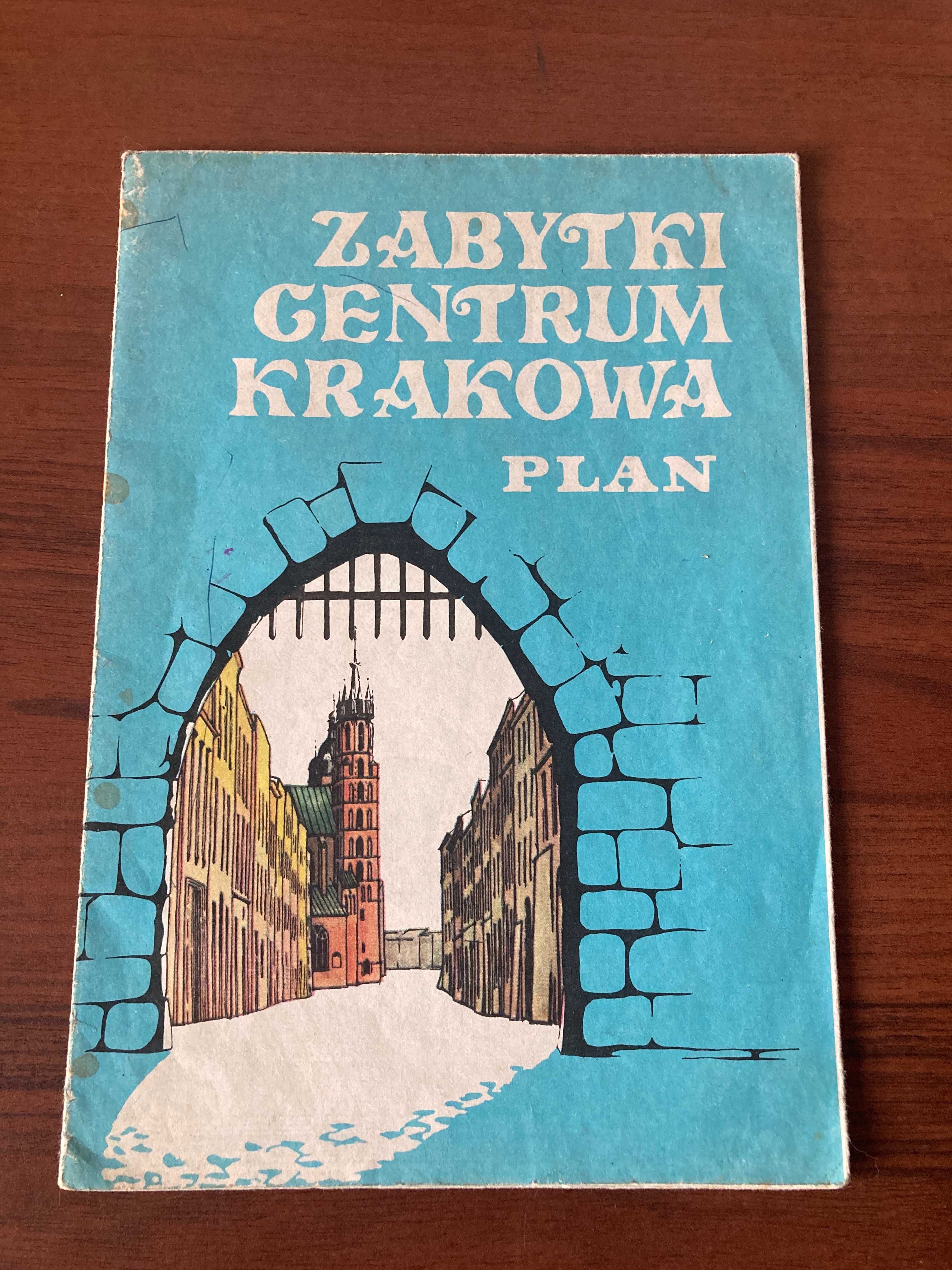 Zabytki centrum Krakowa Plan