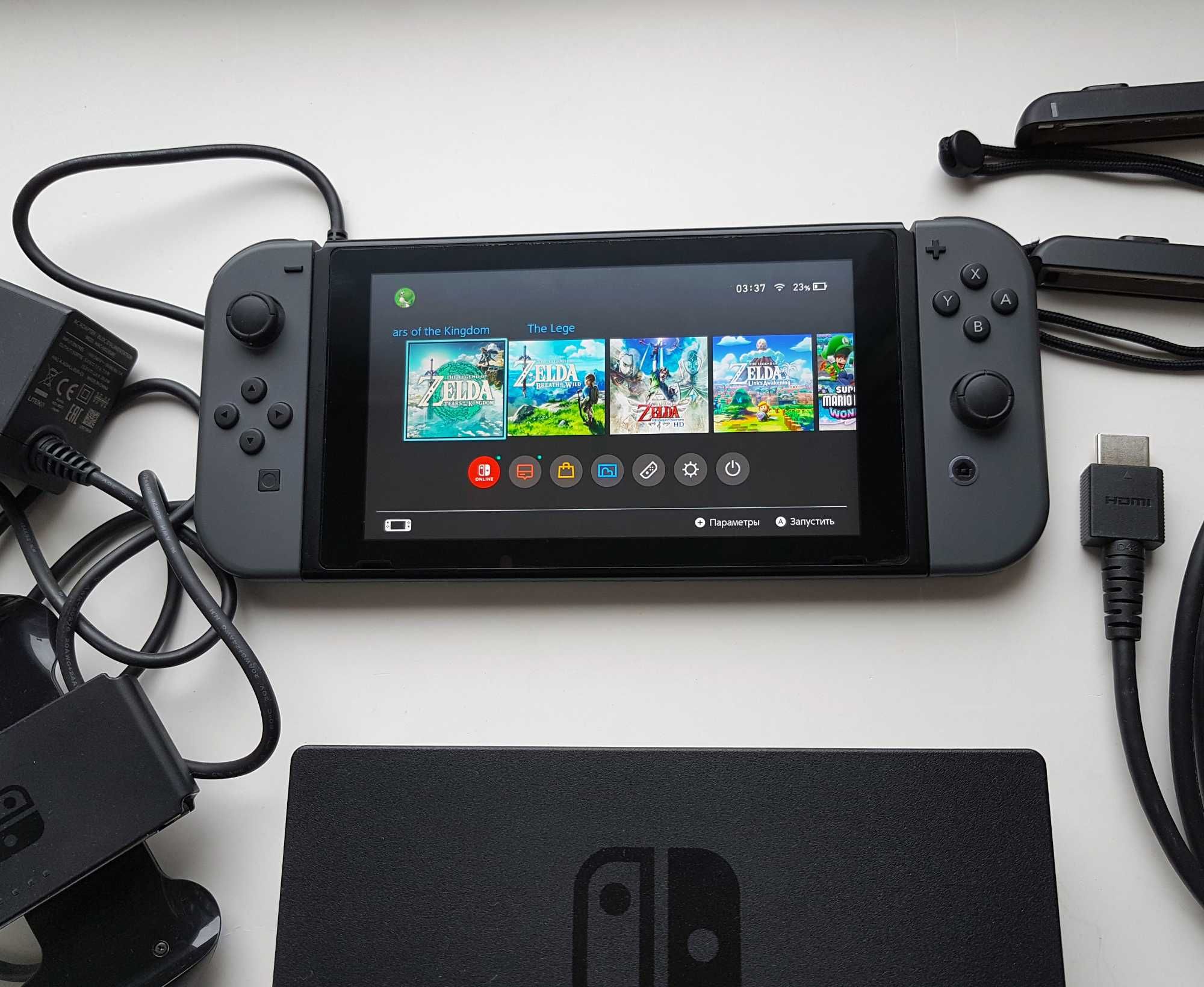 ‼️Nintendo Switch V1 +128GB все игры Бесплатно‼️ Как НОВЫЙ‼️ в Киеве