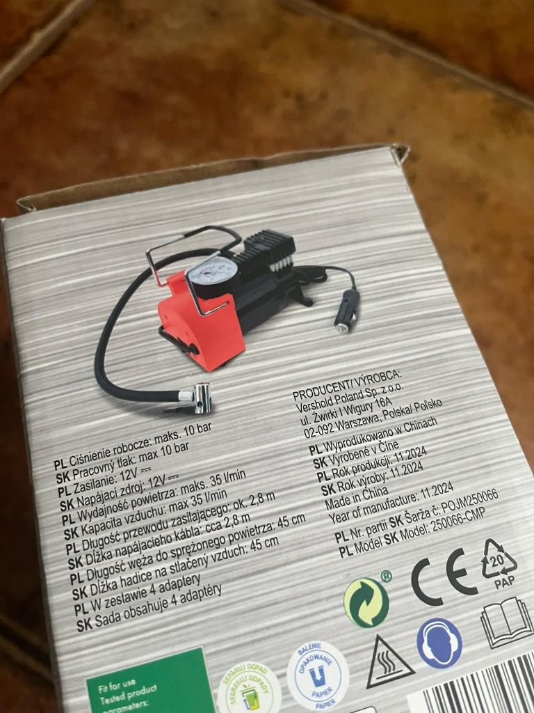 Nowy kompresor 12 V GTmax