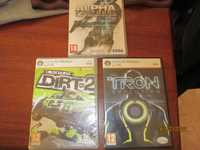 3 jogos - Games for Windows - Dirt 2 -Tron evolution - Alpha protocol
