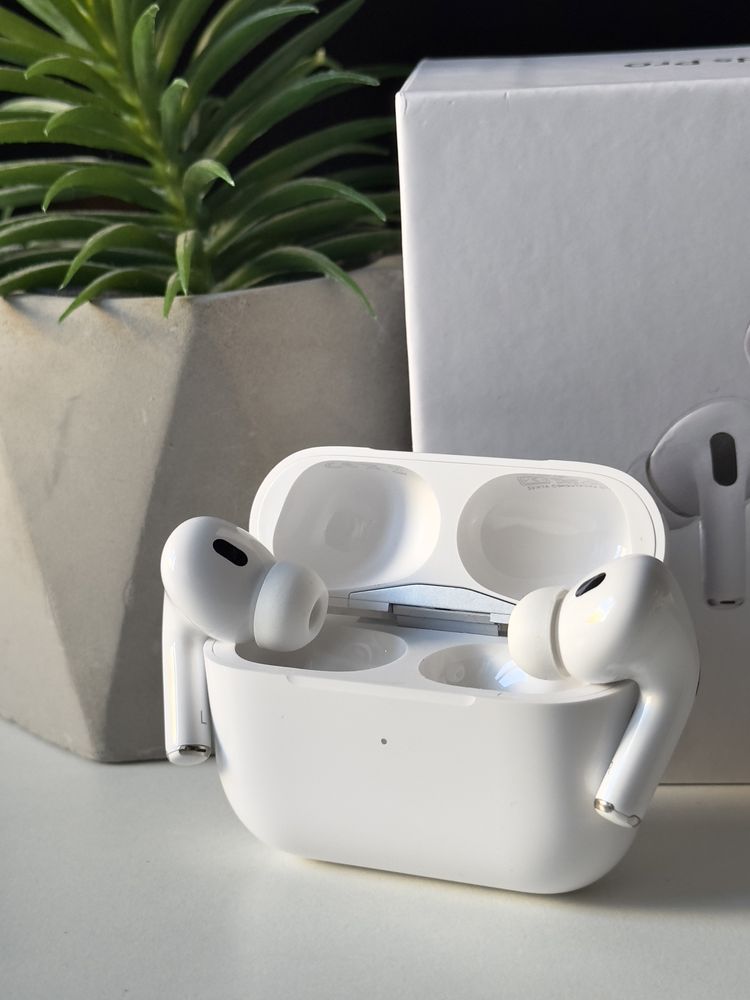 Стальні навушники Air Pods 2 pro з шумопоглинанням та покращеним чіпом