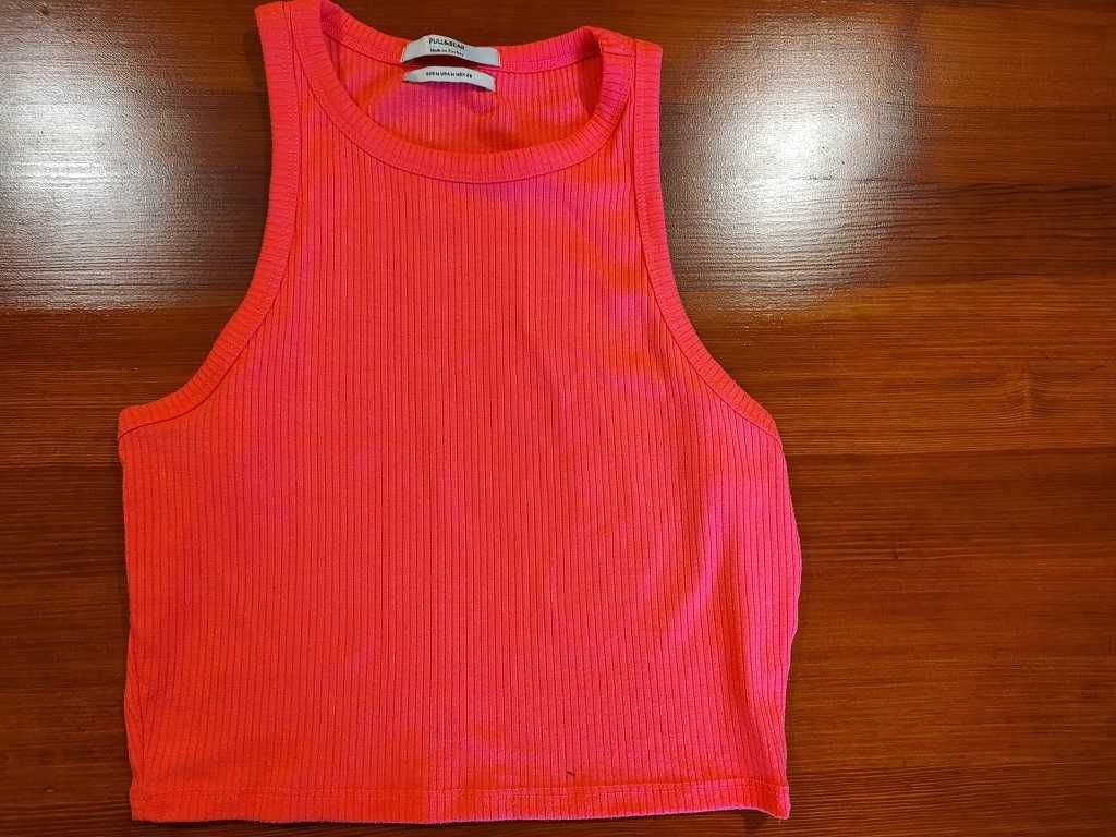 zestaw 3x top + 1x krótkie spodenki Pull&Bear, Reserved, Shein