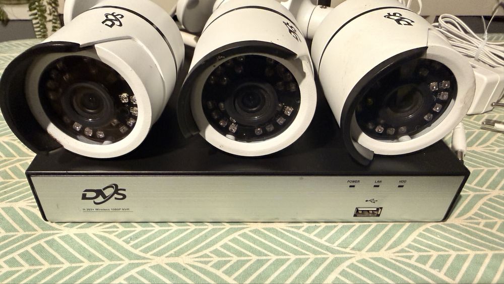 DVS rejestrator z kamerami wszystko na wifi