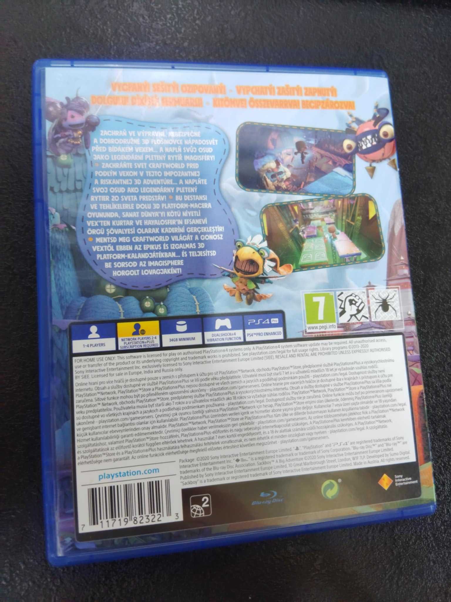Sackboy A Big Adventure PS4 Wielka przygoda