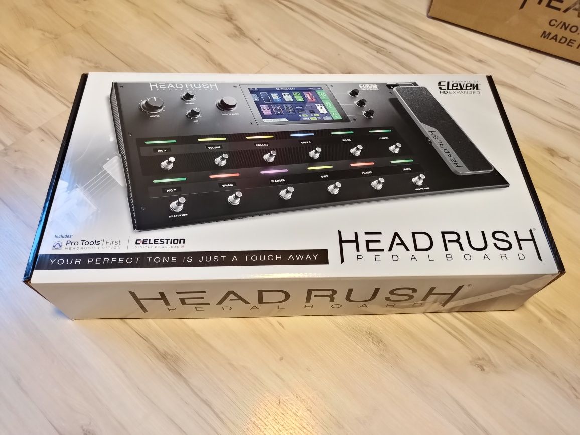 Multiefekt Headrush Pedalboard stan idealny + mata ochronna