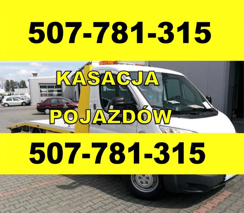 SKUP AUT! Kasacja Pojazdów! Złomowanie 24h/7 dni w tygodniu! ZADZWOŃ!!