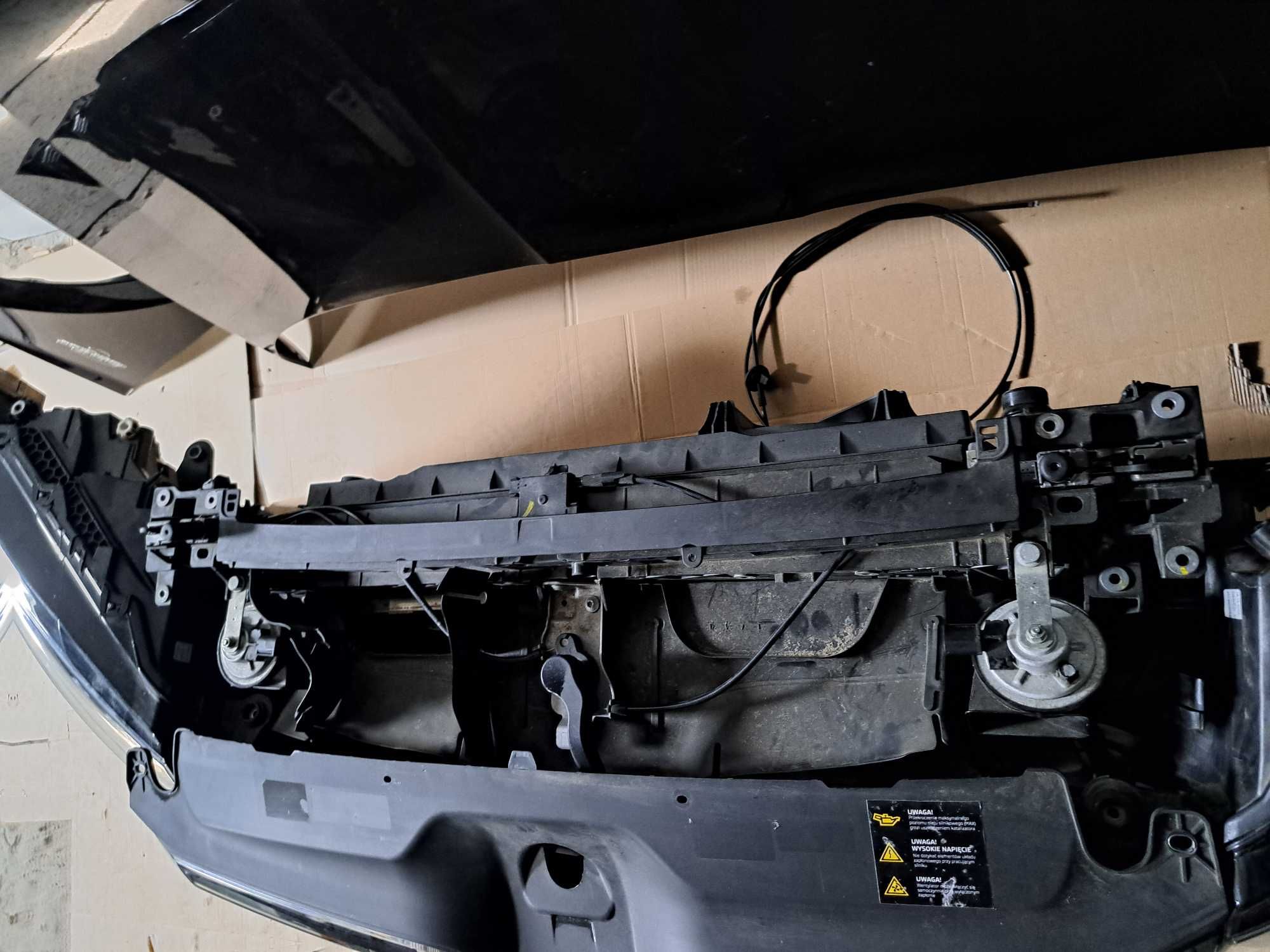 Maska Zderzak Pas Lampy Led Kompletny Przód Skoda SuperB III Lift L&K