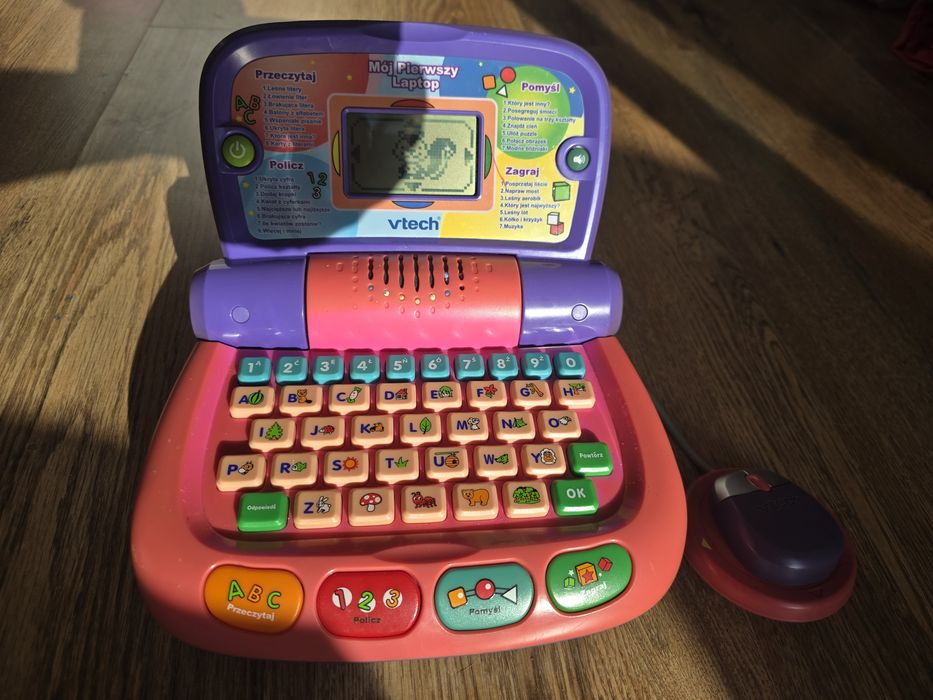 Vtech Mój Pierwszy Laptop, kolorowy laptop edukacyjny dla dzieci