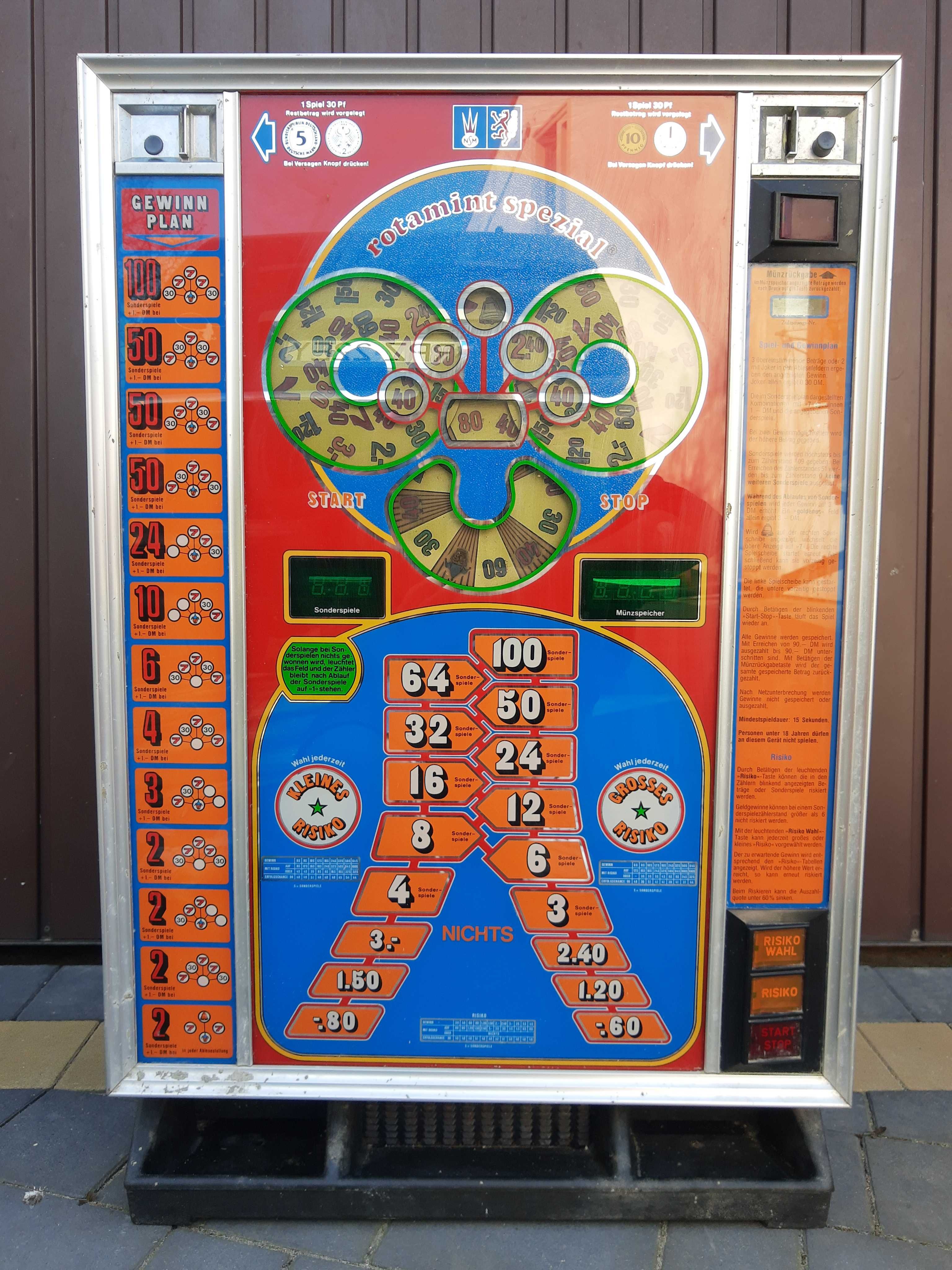 Kolekcjonerski automat do gier