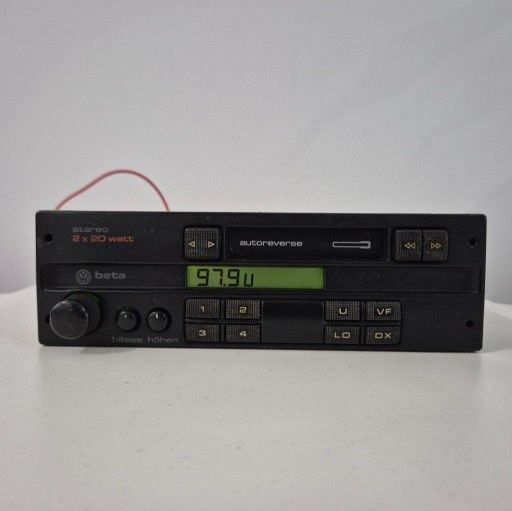 Oryginalne Radio VW BETA 3 Hitachi  - Polo Golf Passat t3 t4 scirocco